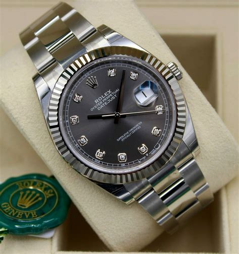 Rolex Datejust 41 original diamond dial full set 